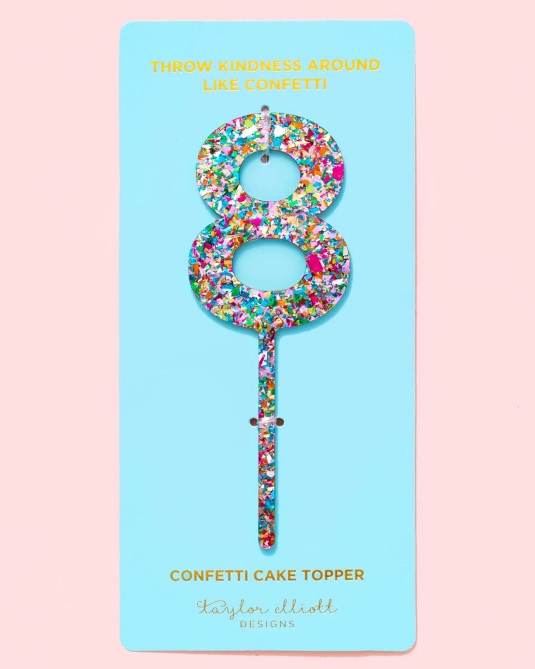 Confetti Cake Toppers