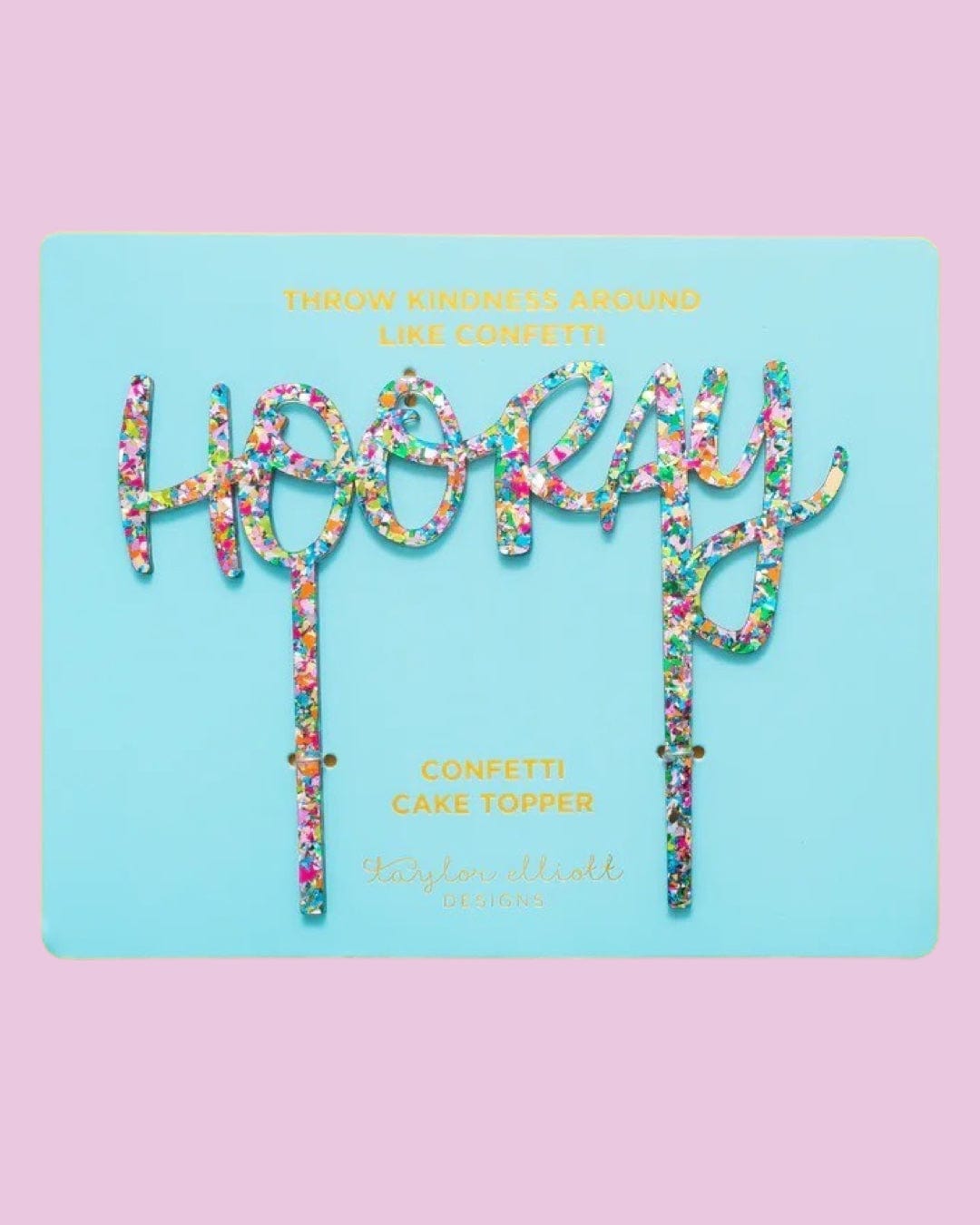 Confetti Cake Toppers
