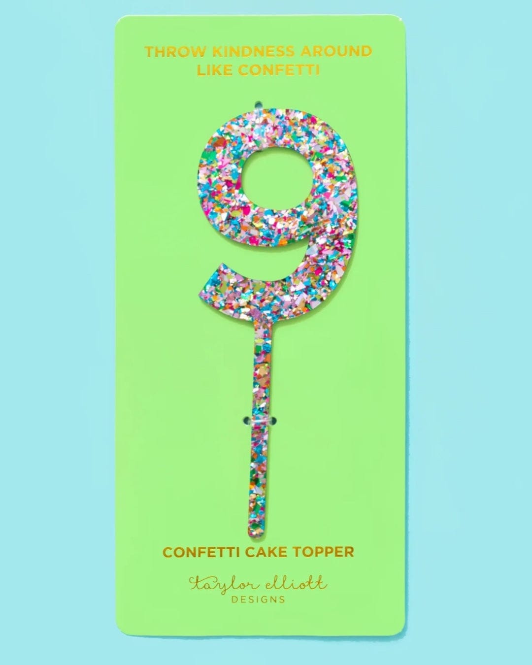 Confetti Cake Toppers