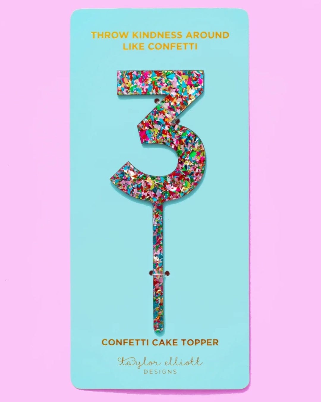 Confetti Cake Toppers