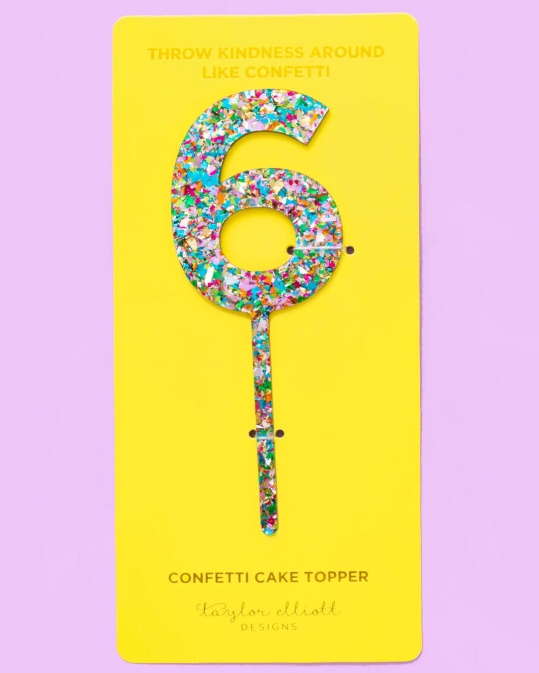 Confetti Cake Toppers