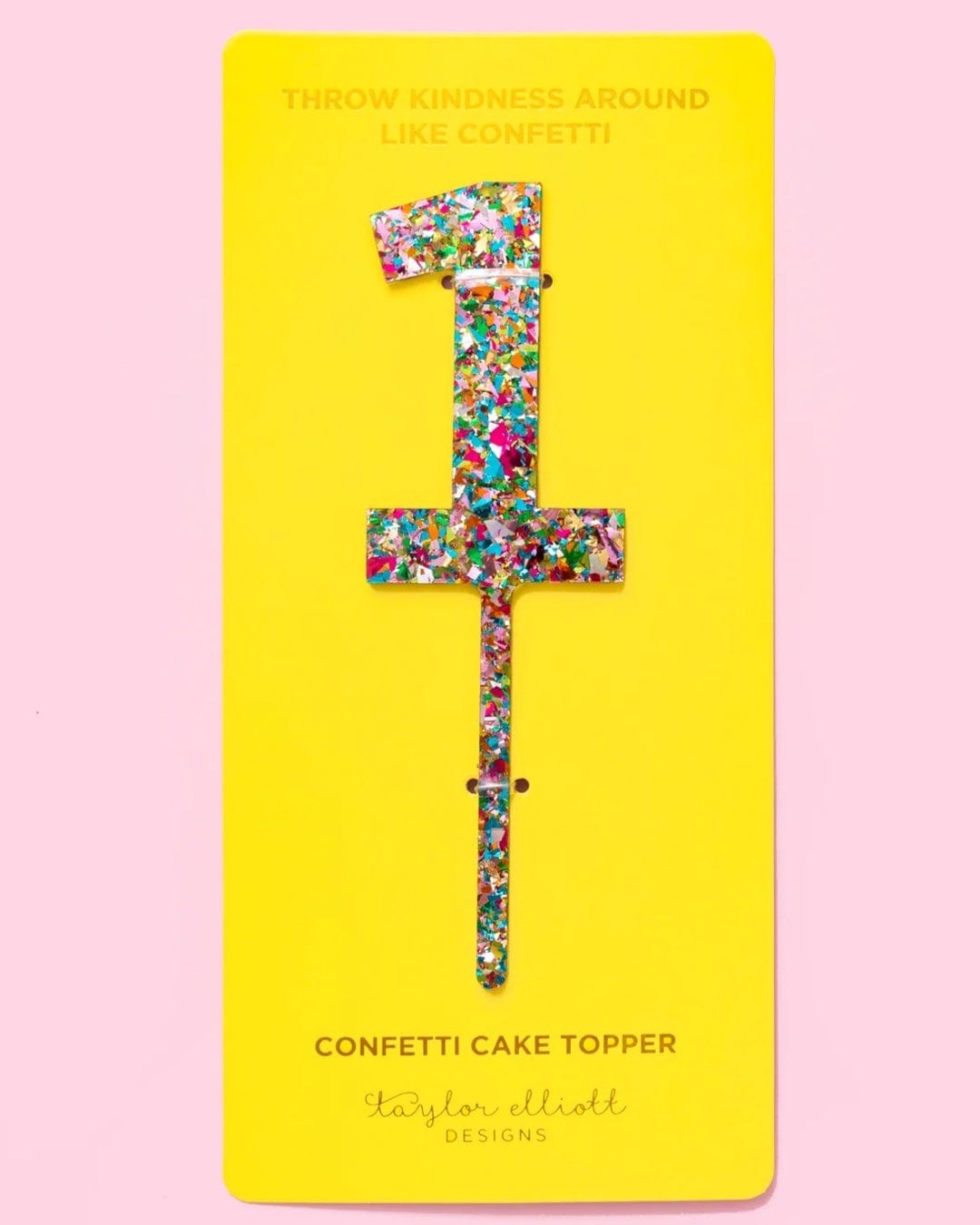 Confetti Cake Toppers