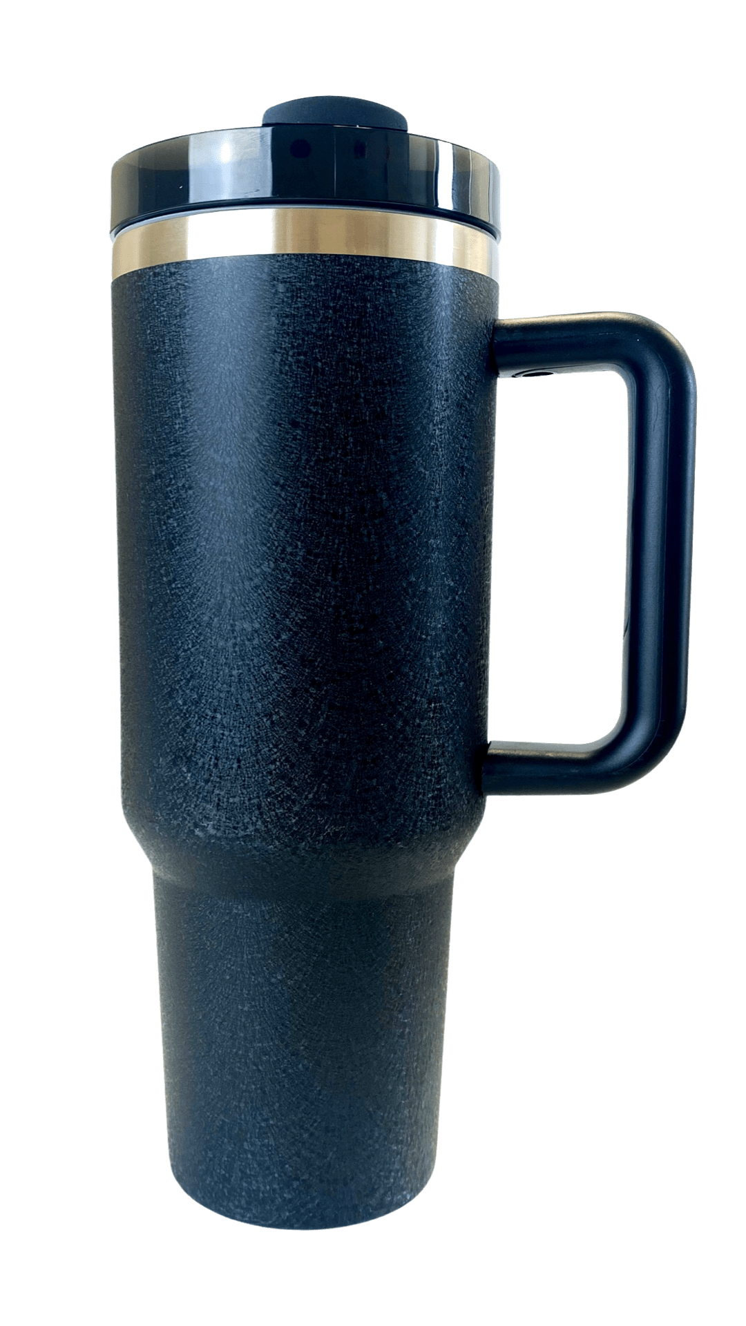 40oz Stainless Steel Tumbler with Straw & Handle