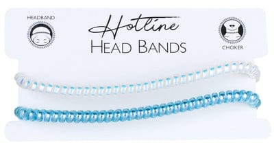 Ocean Blue & Opal Hotline Coil Headbands