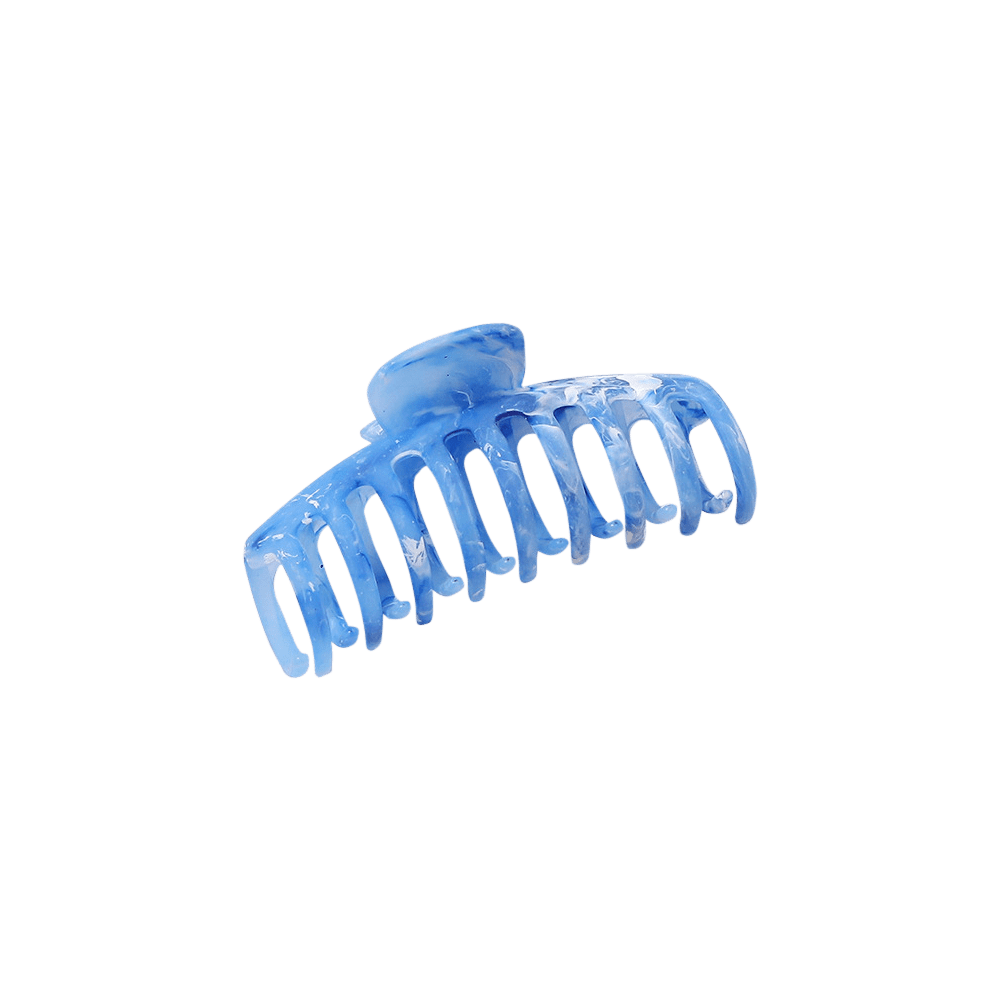 Large Marble Barrel Claw Clip