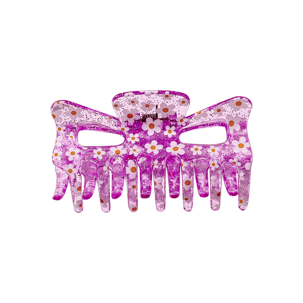 Medium Clear Daisy Classic Claw Clip(4 colors)