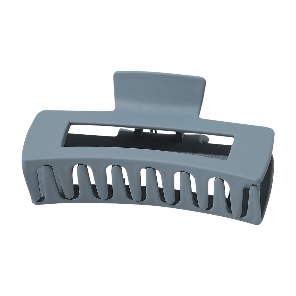 Large Matte Rectangle Cutout Claw Clip