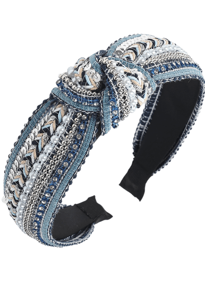 Beaded Detail Knot Headband