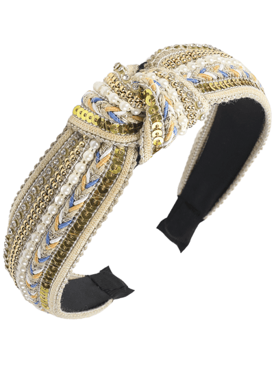 Beaded Detail Knot Headband