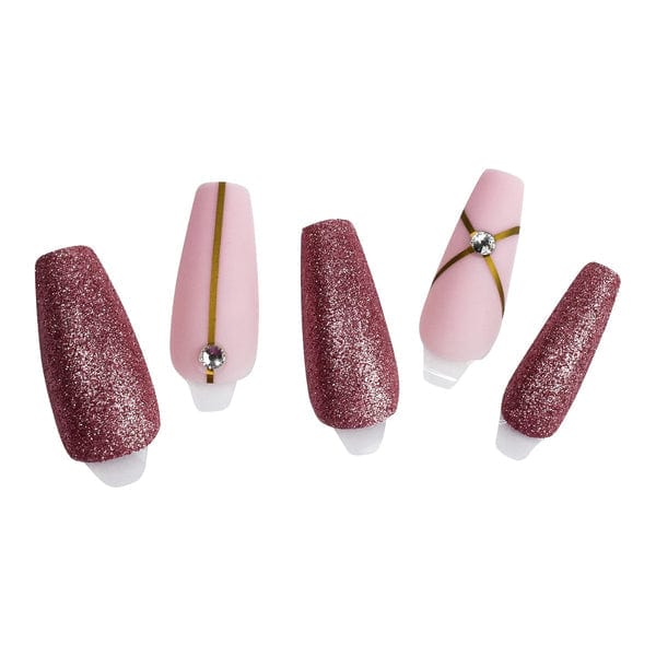 Medium Coffin Press On Nails