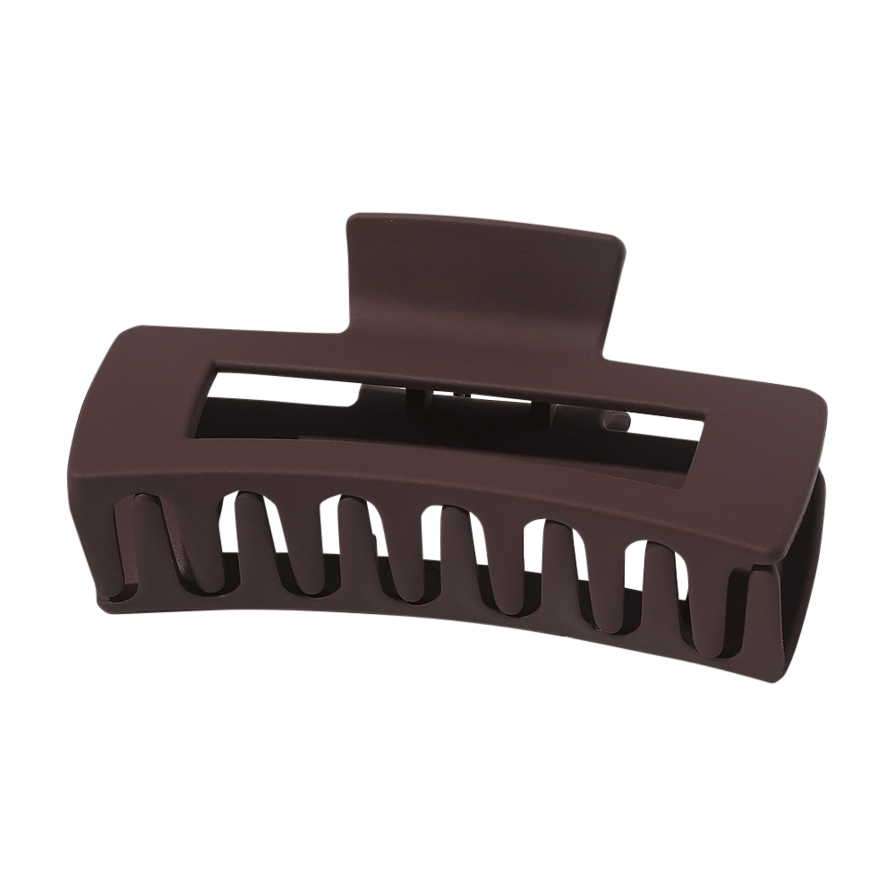 Large Matte Rectangle Cutout Claw Clip