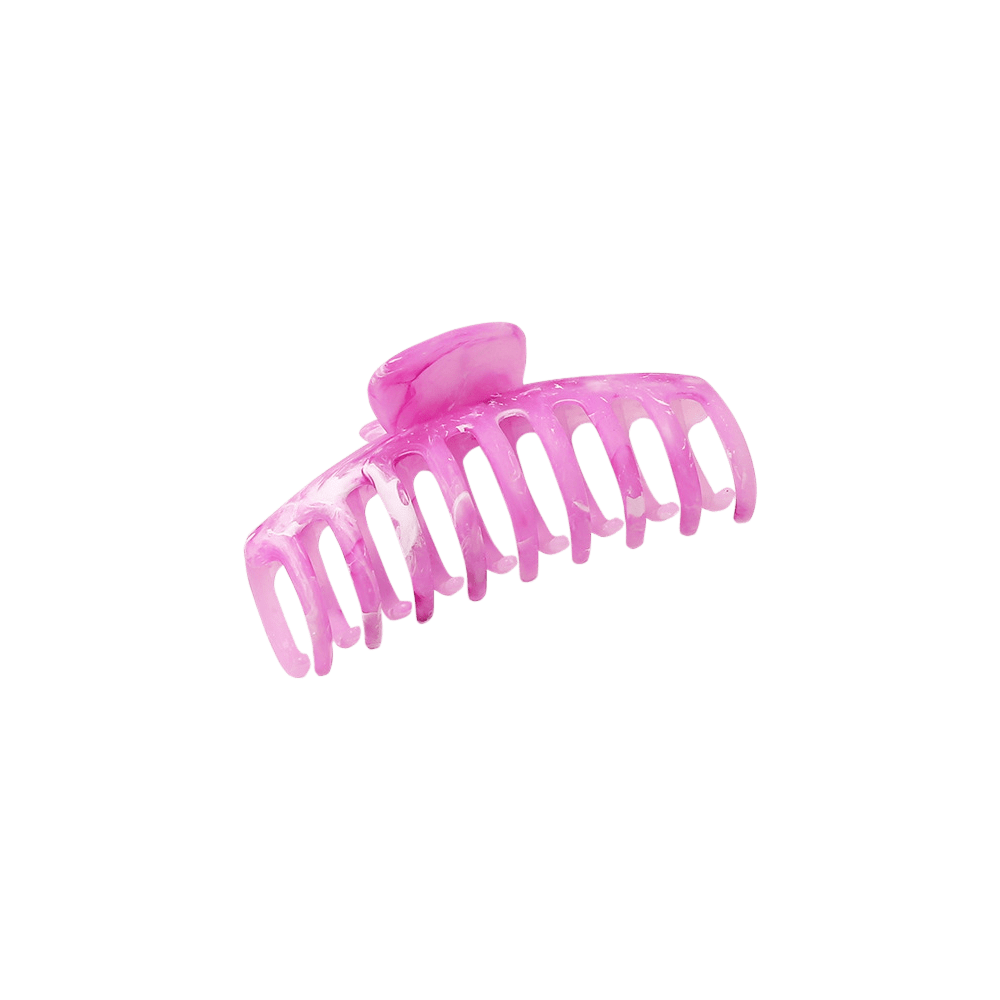 Large Marble Barrel Claw Clip