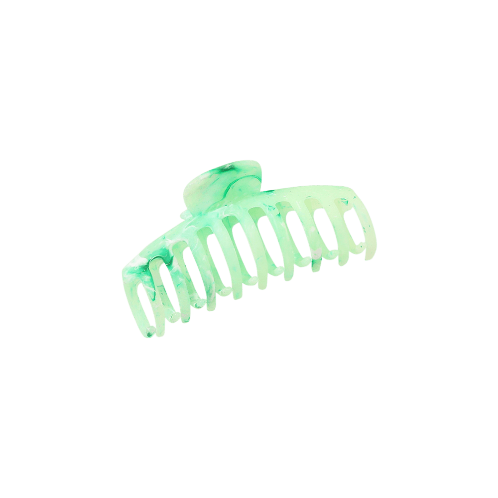 Large Marble Barrel Claw Clip