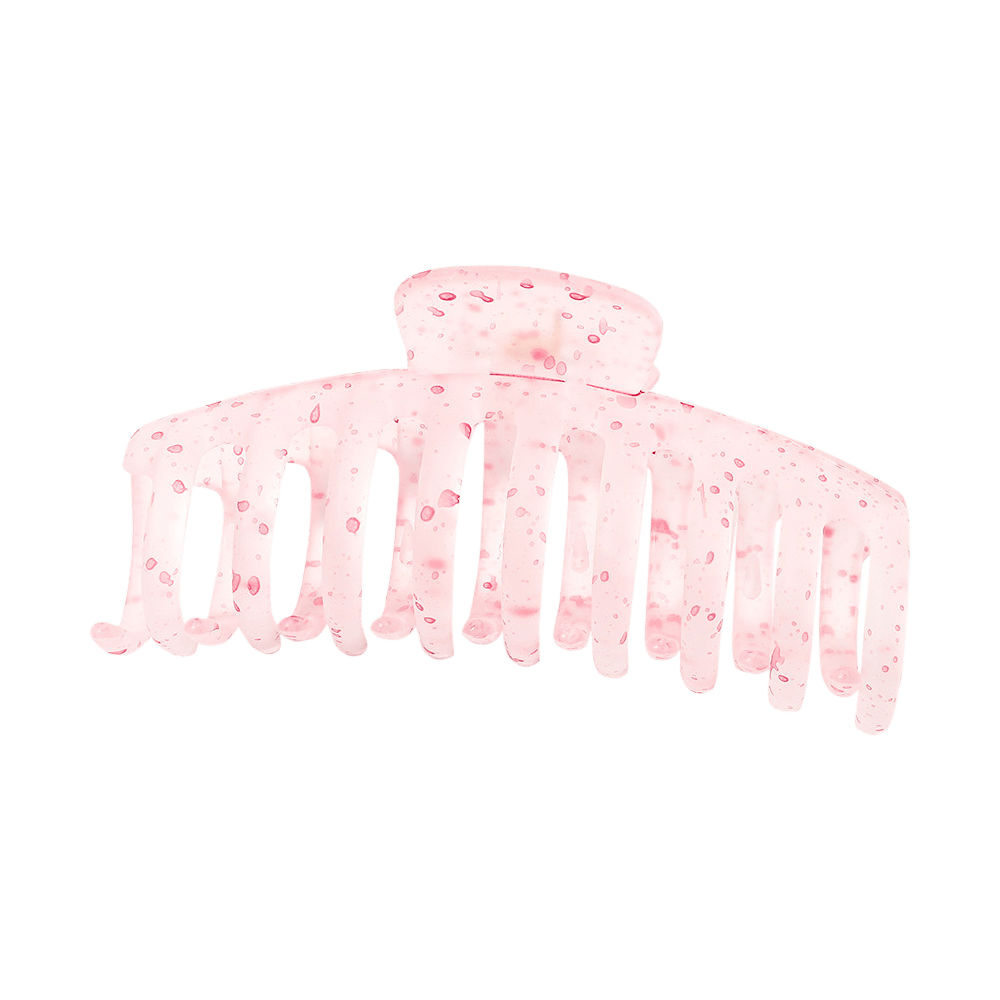 Large Watercolor Barrel Claw Clip