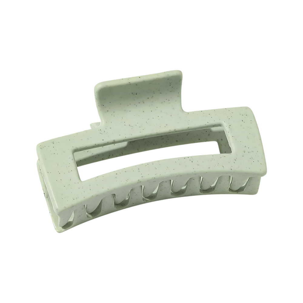 Medium Speckled Rectangle Cutout Claw Clip (6 colors)