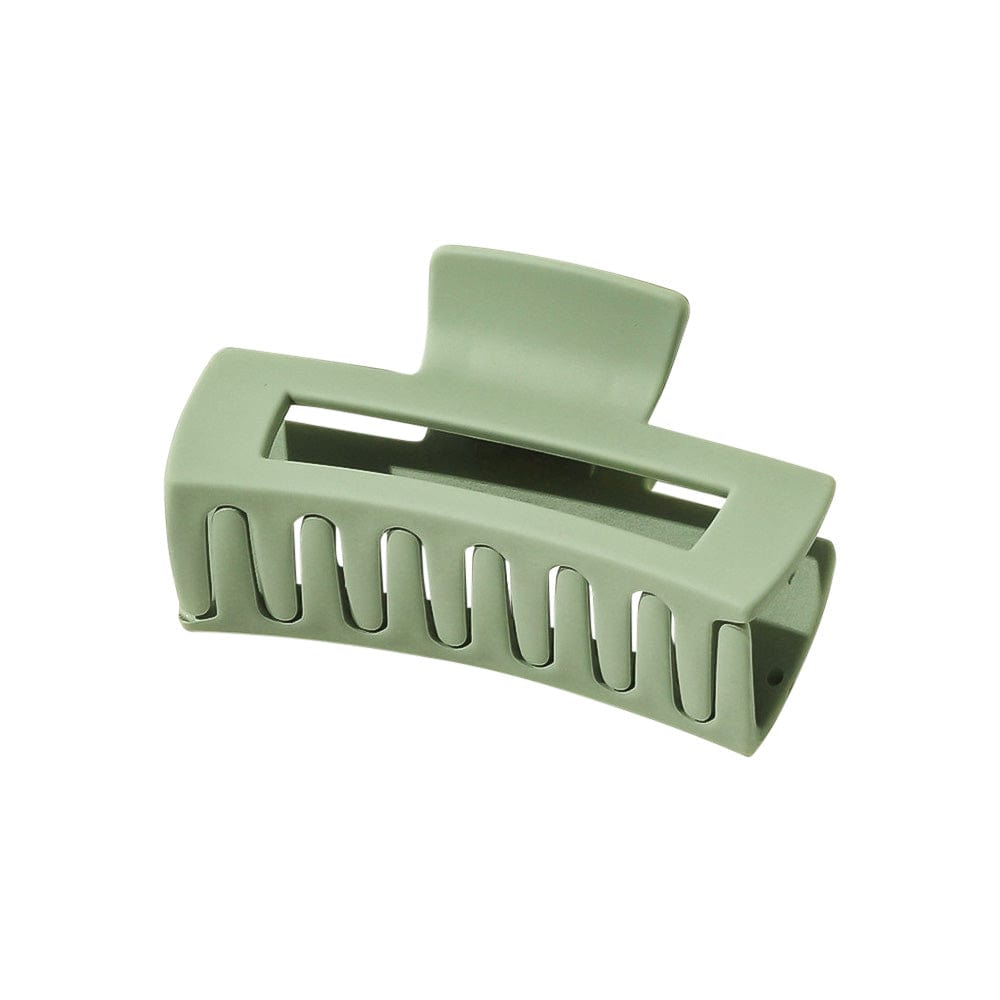 Medium Matte Rectangle Cutout Claw Clip (11 colors)