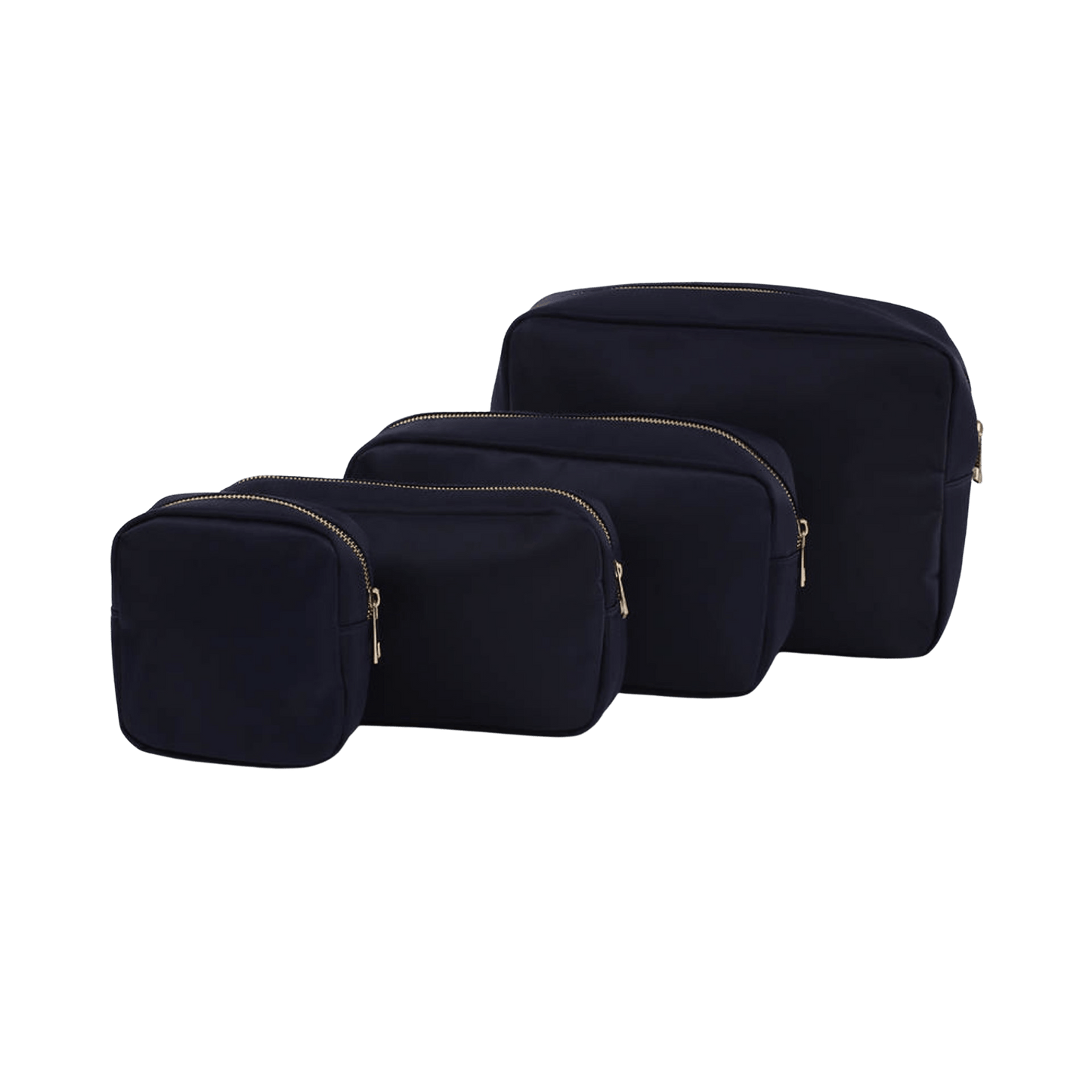 Nylon Cosmetic Bags in Black