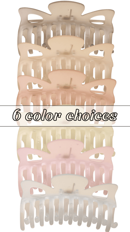 Large Jelly Classic Claw Clip