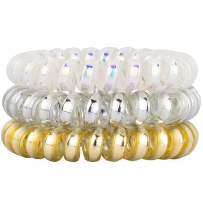 Bridal (Metallic) Standard Size Hair Tie Set