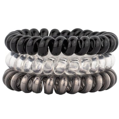 Black Diamond (Metallic) Standard Size Hair Tie Set