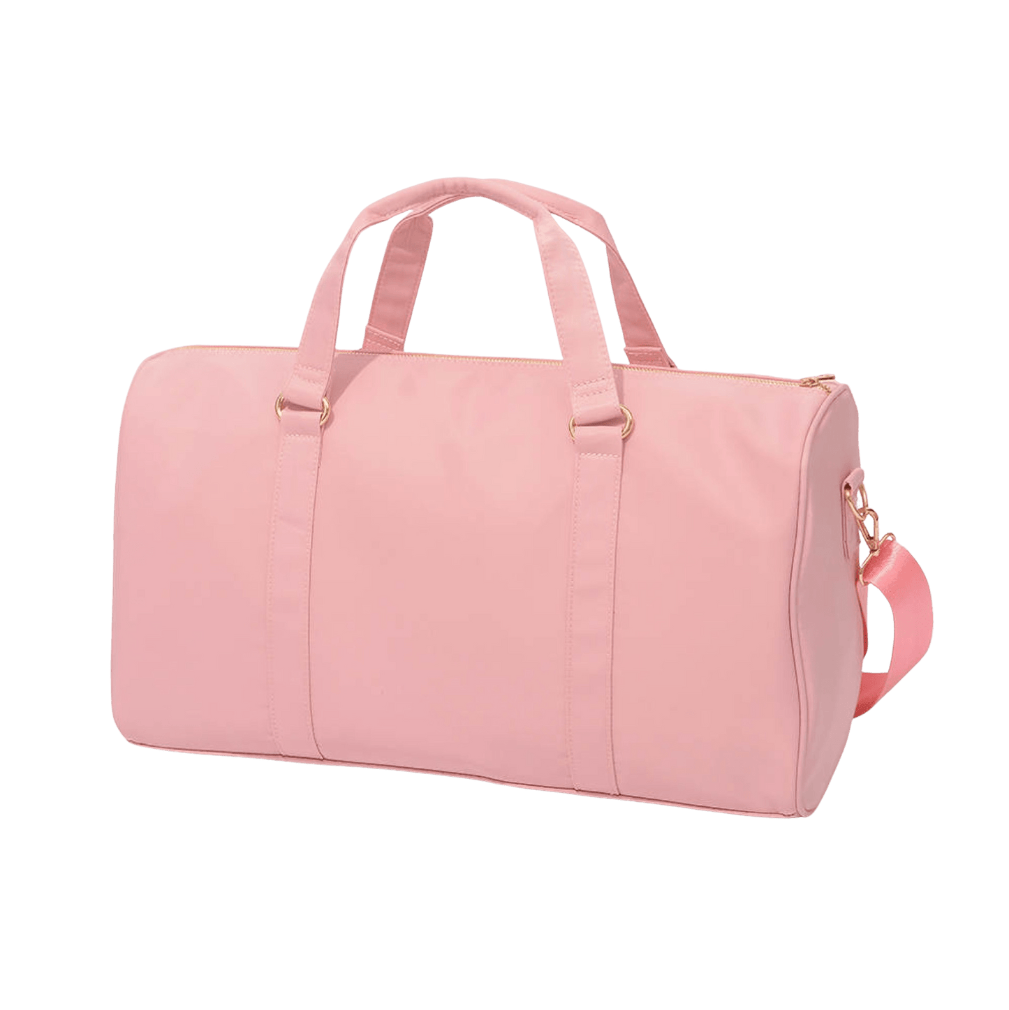 Dusty Rose Nylon Weekender Bag