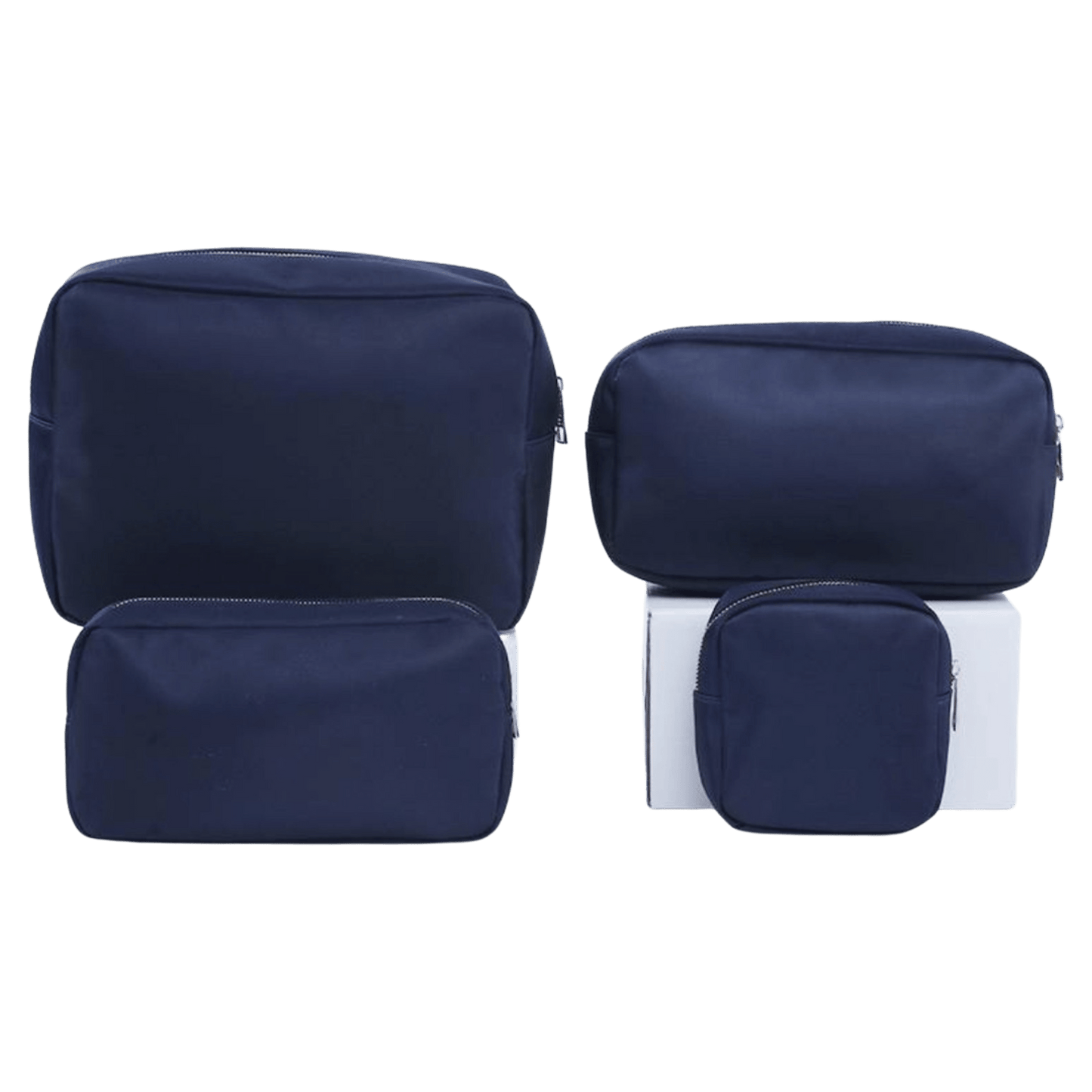 Nylon Cosmetic Bags in Navy